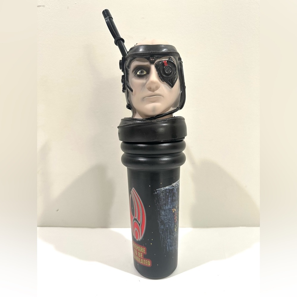 Vintage 1997 Star Trek Borg Cup Borg Head Thermos Prepare To Be Assimilated 32oz
